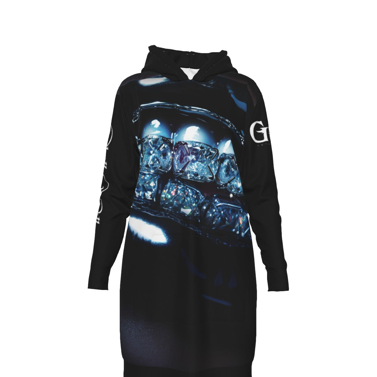 All-Over Print Women's Long Hoodie