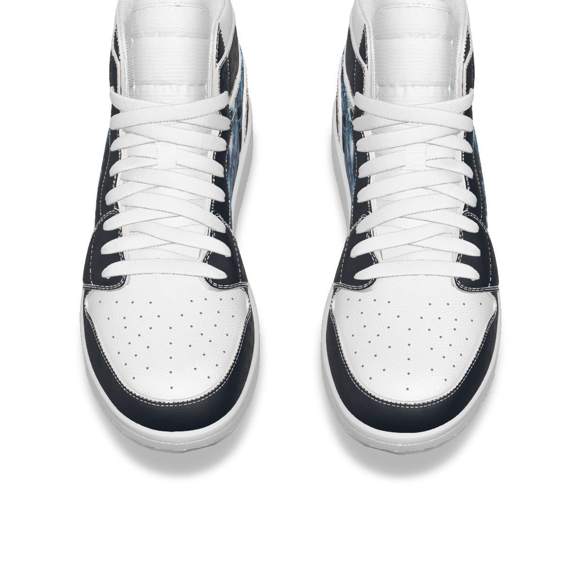 Men's Blackk and White Diamonds Sneakers